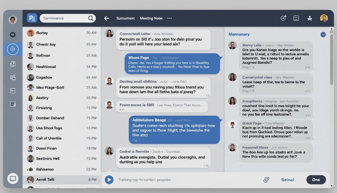 Grok generating a meeting summary from notes