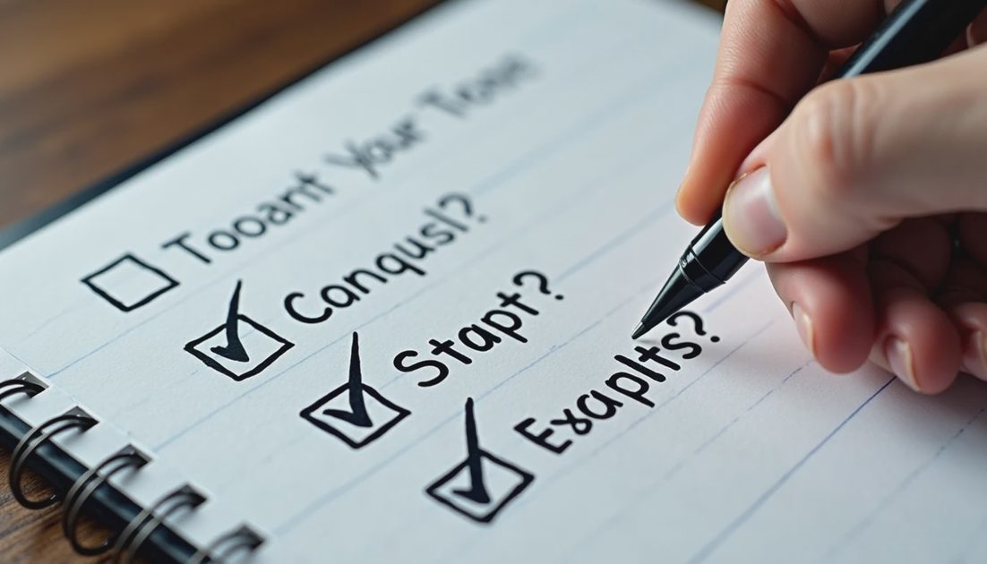 Four filter questions used before testing a Grok update
