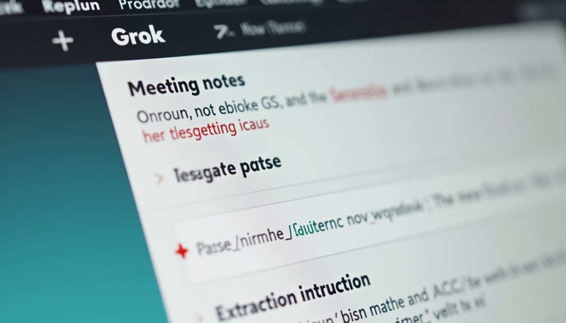 Prompt used to extract owners and deadlines from meeting notes