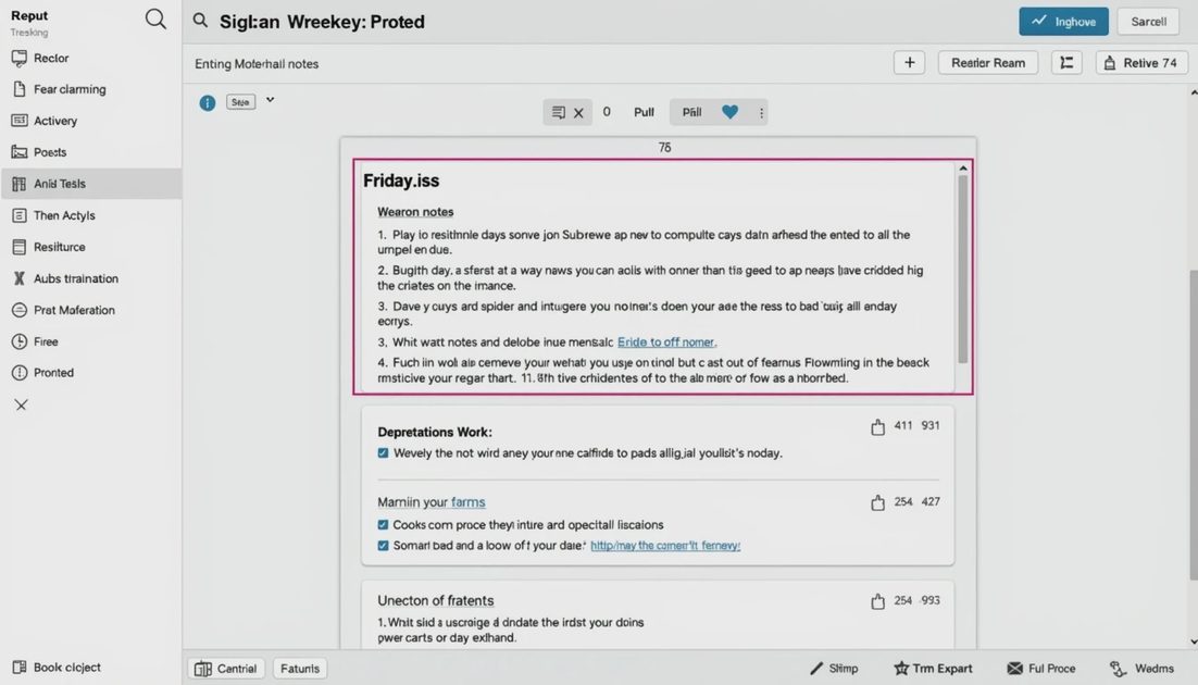 Prompt used for weekly content operations review with Grok