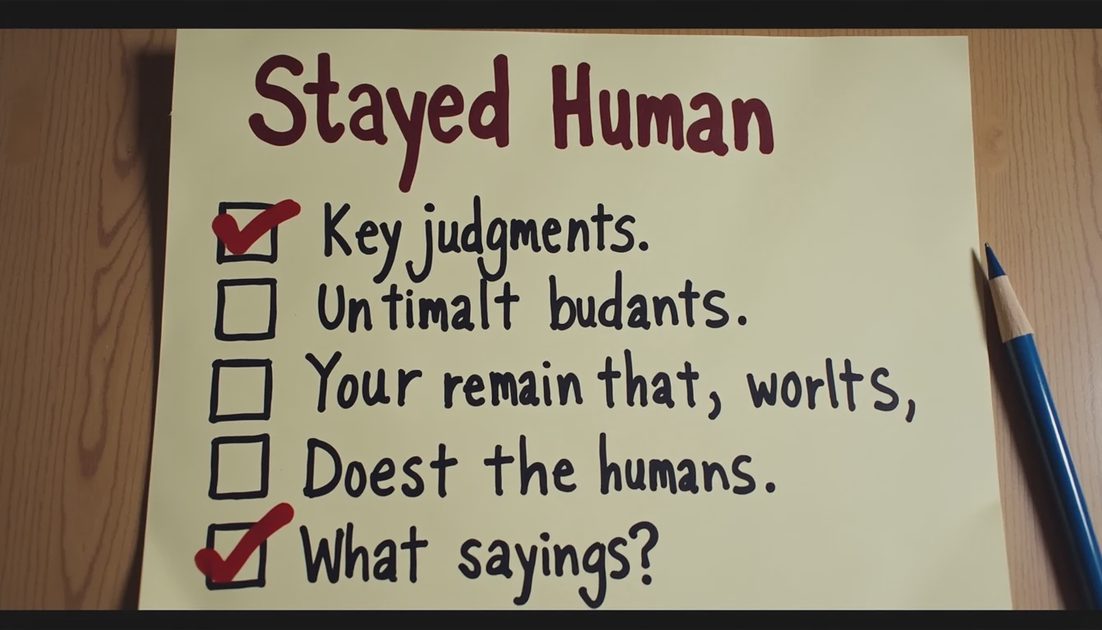 Key decisions that remained human after thirty days with Grok